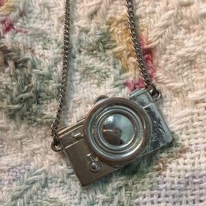 Chic Camera Photographer Silver Necklace